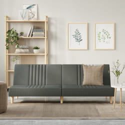 Vidaxl - Divano Letto, Divano convertibile Grigio Scuro in Tessuto