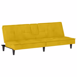 VidaXL 351925 divano Giallo - Vista aggiuntiva 4