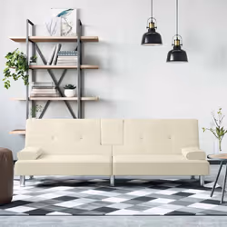 VidaXL 351927 divano Crema - Vista aggiuntiva 2