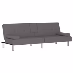 VidaXL 351928, Grigio, Schiuma, Ecopelle, Metallo, Polywood, 2000 mm, 890 mm, 700 mm