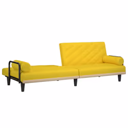 VidaXL 351935 divano Giallo - Vista aggiuntiva 7