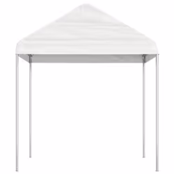 Gazebo con Tetto Bianco 2,28x2,23x2,69 m in Polietilenecod mxl 121330 - Vista aggiuntiva 2