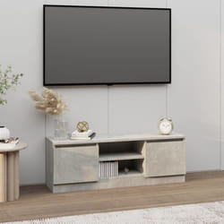 Vidaxl - Mobile Porta tv con Anta Grigio Cemento 102x30x36 cm
