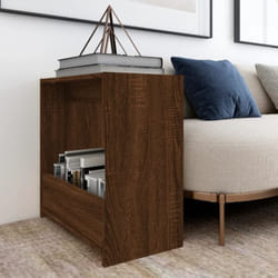 Vidaxl - Tavolino Rovere Marrone 50x26x50 cm in Legno Multistrato