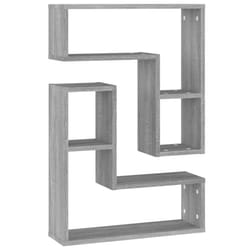 VidaXL 826642 scaffale Legno Grigio, Quercia