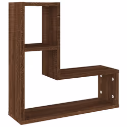 VidaXL 826643 scaffale Legno Marrone, Legno - Vista aggiuntiva 4