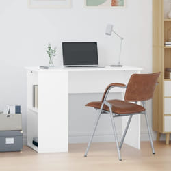 Vidaxl - Tavolo Scrivania per Computer, Scrivania ufficio Bianca 100x55x75 cm in Legno Multistrato