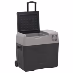 Borsa Frigo con Ruote Adattatore Nera Grigia 40 L Polipropilenecod mxl 102582 - Vista aggiuntiva 3