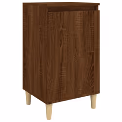 vidaXL Comodino Rovere Marrone 40x35x70 cm in Legno Multistrato - Vista aggiuntiva 2
