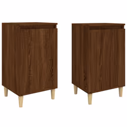 Comodini 2 pz Rovere Marrone 40x35x70 cm in Legno Multistratocod mxl 126962