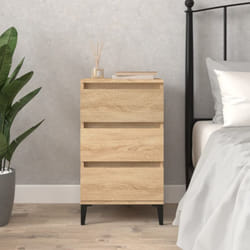 Vidaxl - Comodino da Camera da Letto, Tavolino da notte Rovere Sonoma 40x35x70 cm in Legno Multistrato