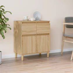 vidaXL Credenza Rovere Sonoma 60x35x70 cm in Legno Multistrato