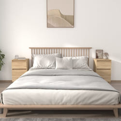 vidaXL Comodini 2pz Rovere Sonoma 40x35x70 cm