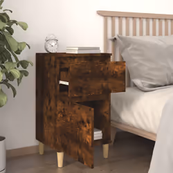 Comodino Rovere Fumo 40x35x70 cmcod mxl 79207