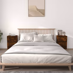 Comodini 2pz Rovere Fumo 40x35x70 cmcod mxl 102302