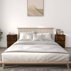 Comodini 2pz Rovere Fumo 40x35x70 cmcod mxl 102302