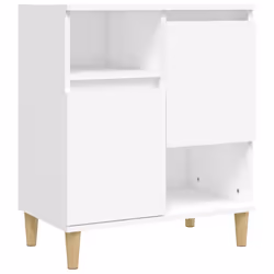 vidaXL Credenza Bianca 60x35x70 cm in Legno Multistrato - Vista aggiuntiva 2