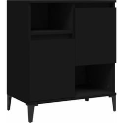 Credenza Nero 60x35x70 cm in Legno Multistrato vidaXL