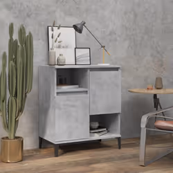 Credenza Grigio Cemento 60x35x70 cm in Legno Multistratocod mxl 79748