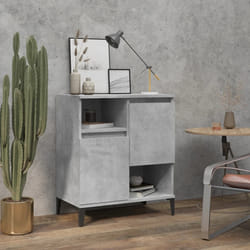 Credenza Grigio Cemento 60x35x70 cm in Legno Multistratocod mxl 79748