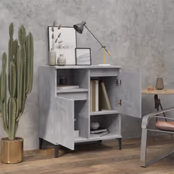 Credenza Grigio Cemento 60x35x70 cm in Legno Multistratocod mxl 79748