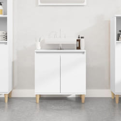 Vidaxl - Mobile Lavabo Bianco 58x33x60 cm in Legno Multistrato