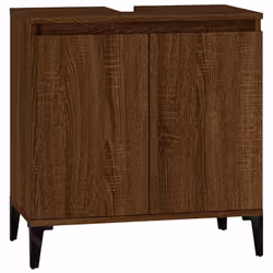Mobile Lavabo Rovere Marrone 58x33x60 cm in Legno Multistratocod mxl 127645