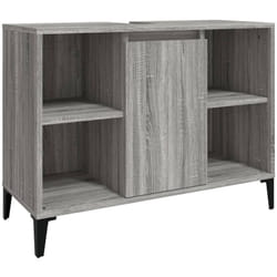 Vidaxl - Mobile Lavabo Grigio Sonoma 80x33x60 cm in Legno Multistrato