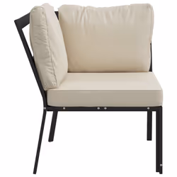 VidaXL 362724 panca da esterno Acciaio - Vista aggiuntiva 4