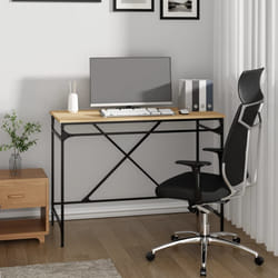 Scrivania Rovere Sonoma 100x50x75 cm Legno Multistrato e Ferrocod mxl 79408