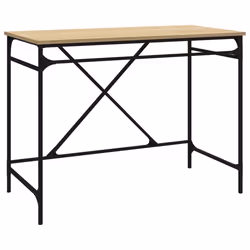 Scrivania Rovere Sonoma 100x50x75 cm Legno Multistrato e Ferrocod mxl 79408