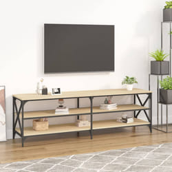 Mobile Porta TV Rovere Sonoma 160x40x50 cm in Legno Multistratocod mxl 127279