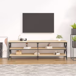 Mobile Porta TV Rovere Sonoma 160x40x50 cm in Legno Multistratocod mxl 127279
