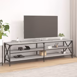 Mobile TV Grigio Sonoma 180x40x50 cm in Legno Multistratocod mxl 103762