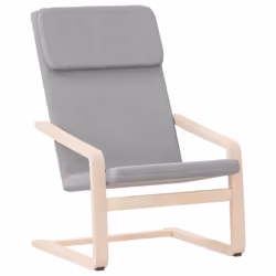 Sedia Relax Grigio Chiaro in Tessutocod mxl 94610 - Vista aggiuntiva 2