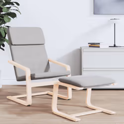 Sedia Relax Grigio Chiaro in Tessutocod mxl 94610 - Vista aggiuntiva 3