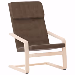 Sedia Relax Marrone Scuro in Tessutocod mxl 118566