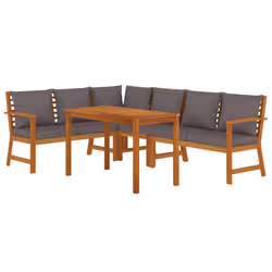 VidaXL 3154967 set mobili da esterno Grigio scuro - Vista aggiuntiva 3