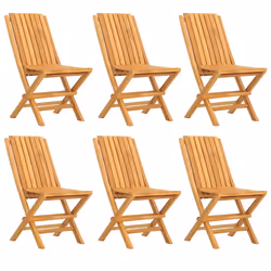 Set da Pranzo da Giardino 7 pz in Legno Massello di Teakcod mxl 100215 - Vista aggiuntiva 3