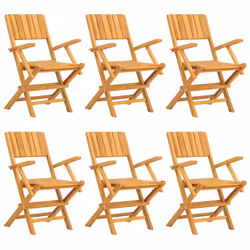 Set da Pranzo da Giardino 7 pz in Legno Massello di Teakcod mxl 100260 - Vista aggiuntiva 3