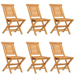 VidaXL 3155047 sedia da esterno Terrazzo Teak