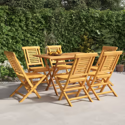 VidaXL 3155047 sedia da esterno Terrazzo Teak