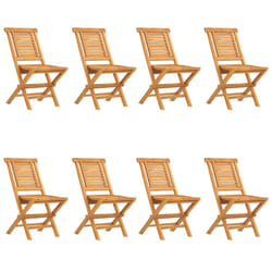 VidaXL 3155048 sedia da esterno Terrazzo Teak