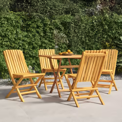 VidaXL 3155052 sedia da esterno Terrazzo Teak