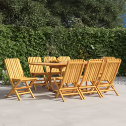 VidaXL 3155054 sedia da esterno Terrazzo Teak