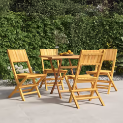 VidaXL 3155059 sedia da esterno Terrazzo Teak