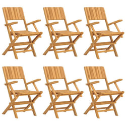 VidaXL 3155062 sedia da esterno Terrazzo Teak