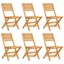 VidaXL 3155065 sedia da esterno Terrazzo Teak