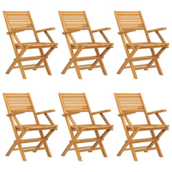 VidaXL 3155068 sedia da esterno Terrazzo Teak