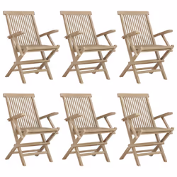 VidaXL 3155071, Terrazzo, Teak, Grigio, 110 kg